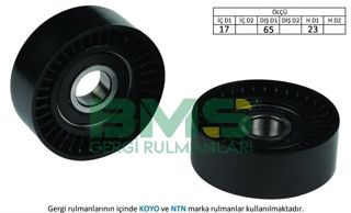 BMS-IS00 Alternatör Gergi Rulmanı Palıo-punto-stılo-brava 1.2 8v-16v 98 >