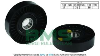 BMS-IS00 Alternatör Gergi Rulmanı Clıo Iı-modus 1.4 16v 00 >