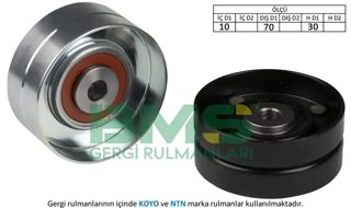 BMS-IS00 Alternatör Gergi Rulmanı Clıo I 1.7-1.8 91-98 - R19 I-ıı 1.7-1.8 88-96