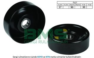 BMS-IS00 Alternatör Gergi Rulmanı Fıesta 1.8dı 00- -focus 1.8tdcı-1.8dı-1.8tddı 98-04 -to