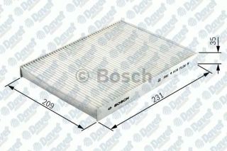BOSCH-DV00 Polen Filtresi Ford Focus İi Cmax 1-6 Volvo S40 İi 2004- Karbonlu