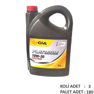 GVA-IS00 Motor Yağı 10w30 7 Lt Platınum Tam Sentetik Apı Sl/cf