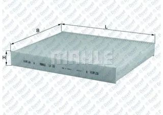 MAHLE-DV00 Polen Fıltresı Polo 07-> Corodoba-ıbıza Iv02-09 Ibıza V 09-> 1.2-1.4-1.4 16v-1.4