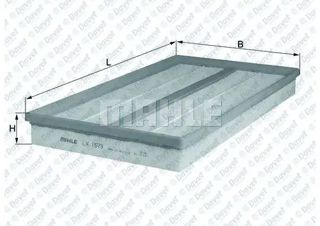 MAHLE-DV00 Hava Fıltresı Vıto Iı-vıano 03-> ####