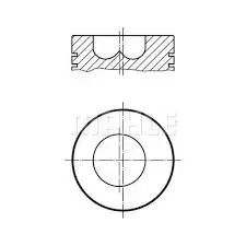 MAHLE-IS00 Motor Piston Segman 0.40 Ducato-master-movano-boxer 2.8 Td 94.80 3x2x2.5