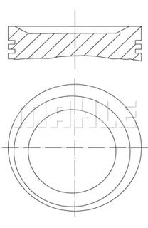 MAHLE-IS00 X Motor Piston Segman Std Vectra-astra-calıbra-omega-frontera 2.0 C Ne-nz 86.00