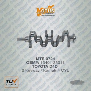 NONAME-DV00 Krank Mili Corolla 14 D4d 1ndtv 08-12 Cift Kamali