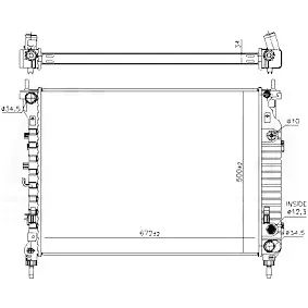 ORIS-IS00 Radyator Brazing At 675x498x32 Captiva 2.2 Cdtı 2006 606256-42400244