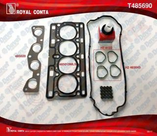 ROYAL-DV00 Ust Takim Contasi Corteco Keceli Subap Lastikli Clio-modus 1-2 16v D4f