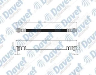 SVAC-DV00 Arka Ara Fren Kalıperınde Fren Hortumu Sprınter 3t 903 . 4t 904 95-06 - Crafter