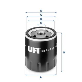 UFI-IS00 Yağ Filtresi Astra L-corsa F-combo E-crossland-106-206-207-208-2008-301-306-307-