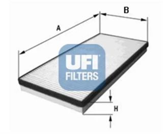 UFI-IS00 Polen Filtresi Behr Tip Opel Astra F-g-h-zafıra 1.2i 16v-1.8i-1.6i-1.4-1.4 16v-1