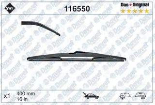 VALEO-DV00 Swf Silecek Supurgesi Arka 400mm Opel Astra G Corsa C Meriva Zafira Renault Kang