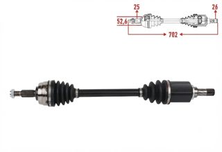 VEKA Ön Aks Sol Duster 4x2 2012 Sonrası