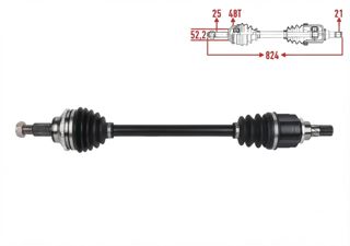 VEKA Arka Aks Duster (sağ - Sol)