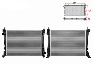 VEKA Doblo 3 Brava 2 Grande Punto Radyatör 1,3 Mtj 1,6