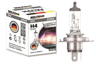 WOLFRAM-IS00 Ampul 12v H4 60/55 P43t Standart Işık Tırnaklı P43t 64193